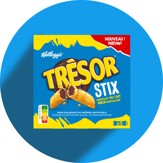 Trésor Stix goût chocolat au lait