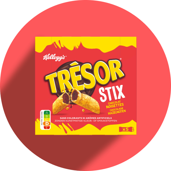 Trésor Stix chocolade hazelnoten